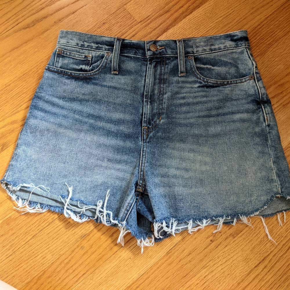 MADEWELL (Sz 29) Tulip Hem Perfect Jean Short